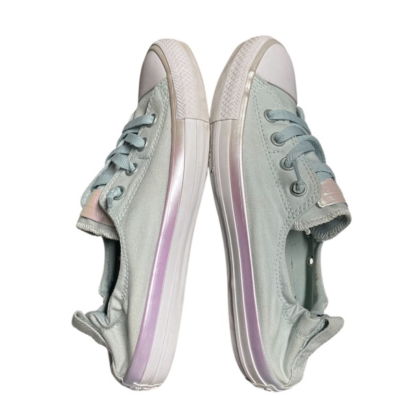 Converse Chuck Taylor All Star Shoreline Slip Polar Blue/White Womens 9 566118F - Picture 4 of 9
